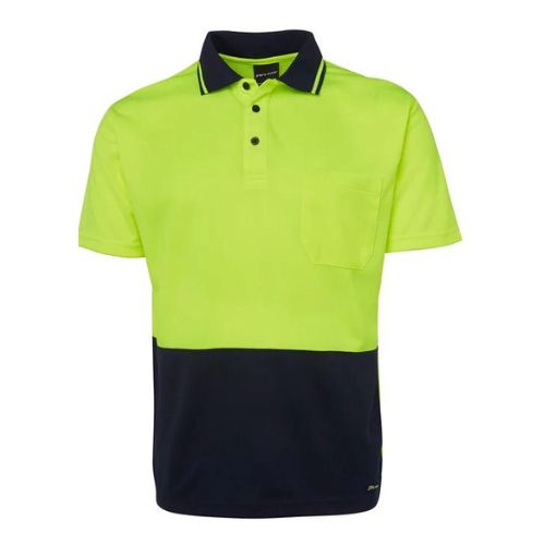 High Vis Non Cuff Traditional Polo