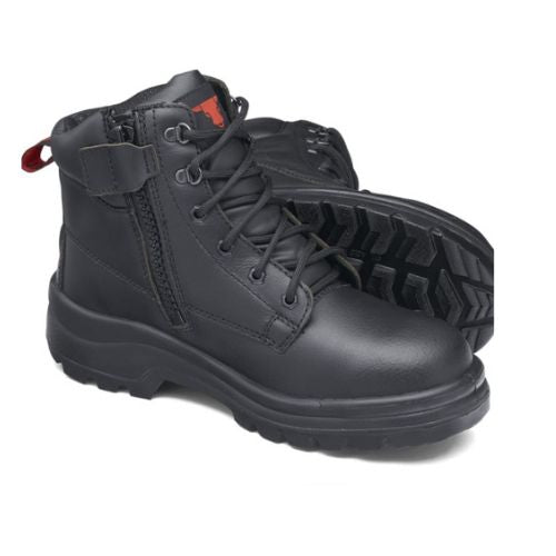 john bull black zip up boots